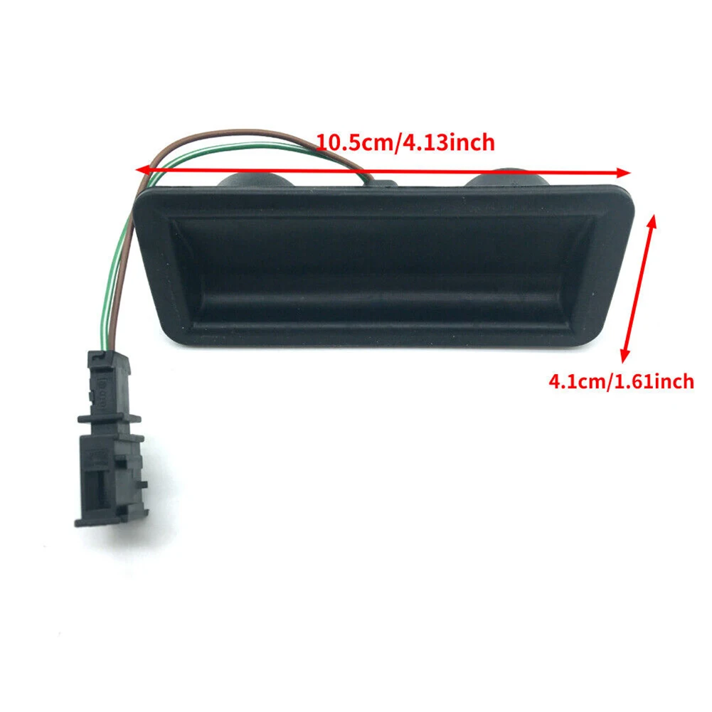 

Plug-and-play Release Handle Switch Auto Accessories Release Handle Rear Tailgate 1pcs 6Y0827574J 6Y0827574K Black
