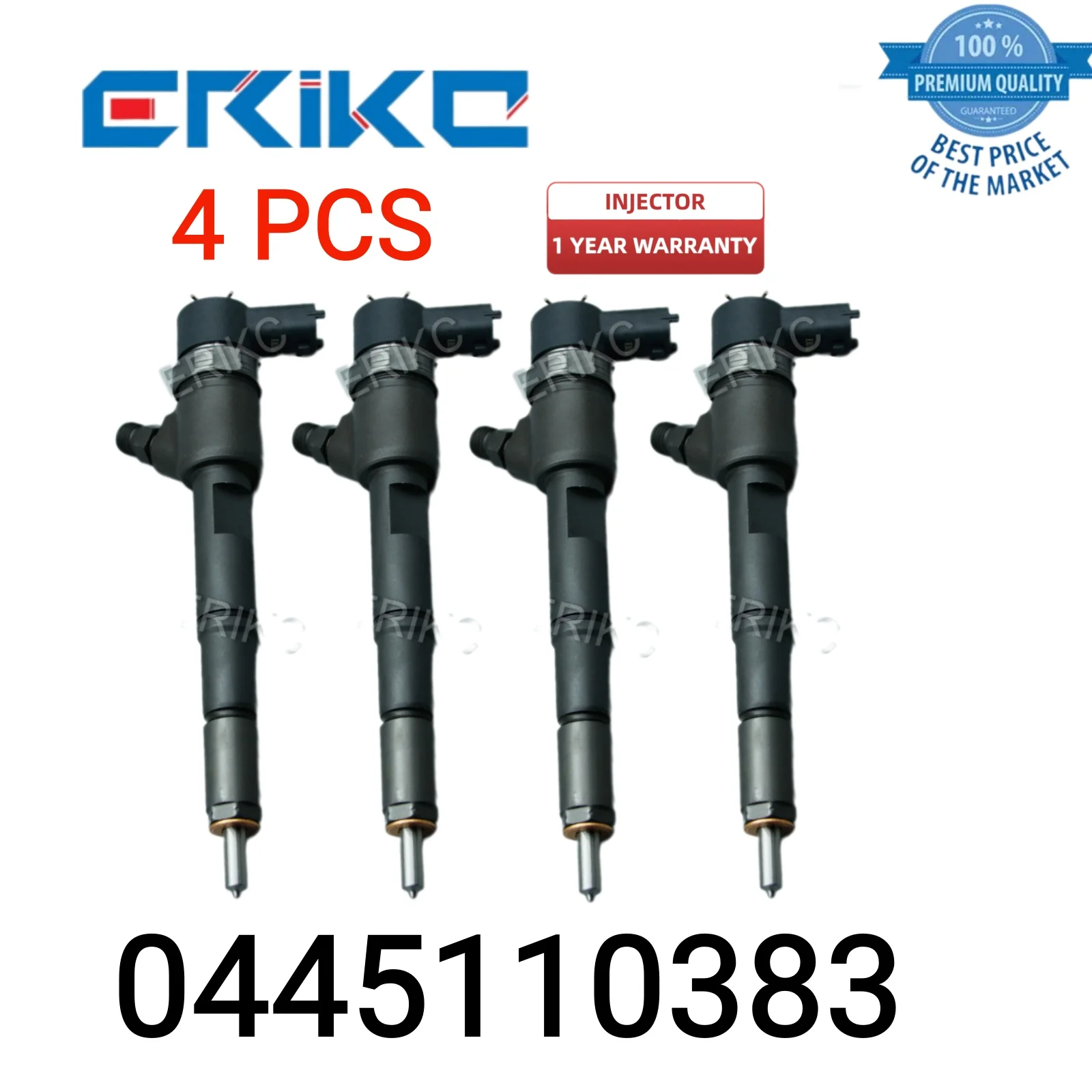 

4 PCS 0445110383 Auto Electric Fuel Injector 0 445 110 383 Injector Body 0445 110 383 Common Rail Injector fit for ChaoChai