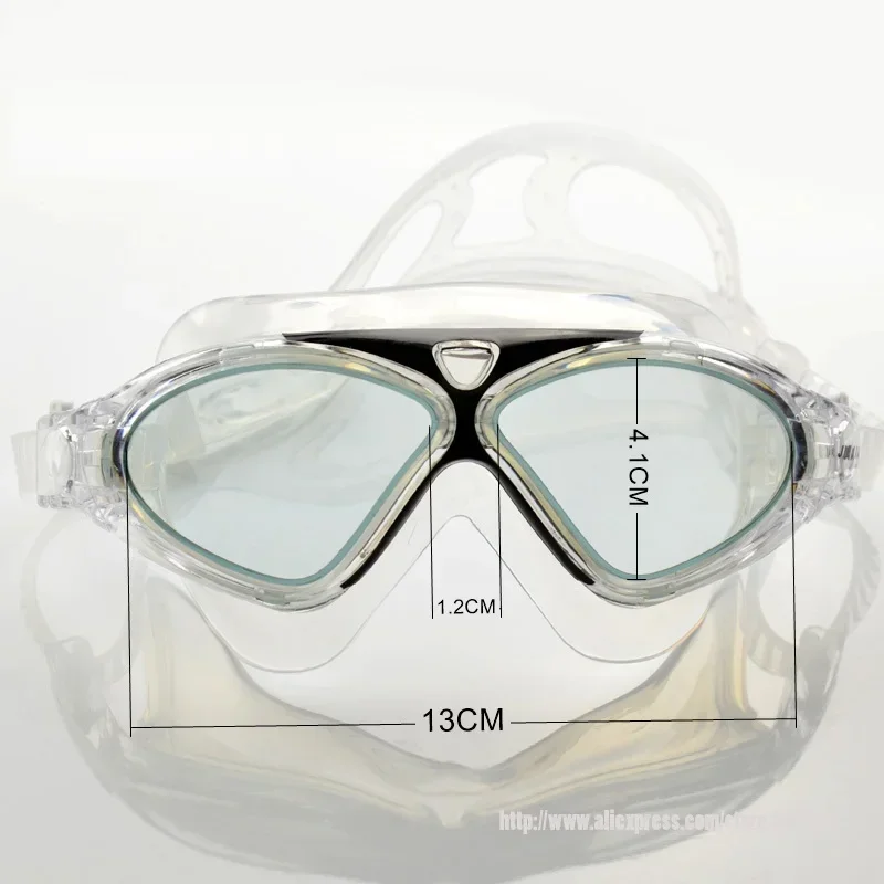 Oчки для плавания Jiejia профессиональные плавательные очки для мужчин и женщин, подводные, большие класс, противотуманные, водонепроницаемые, УФ, силиконовый пояс для плавания