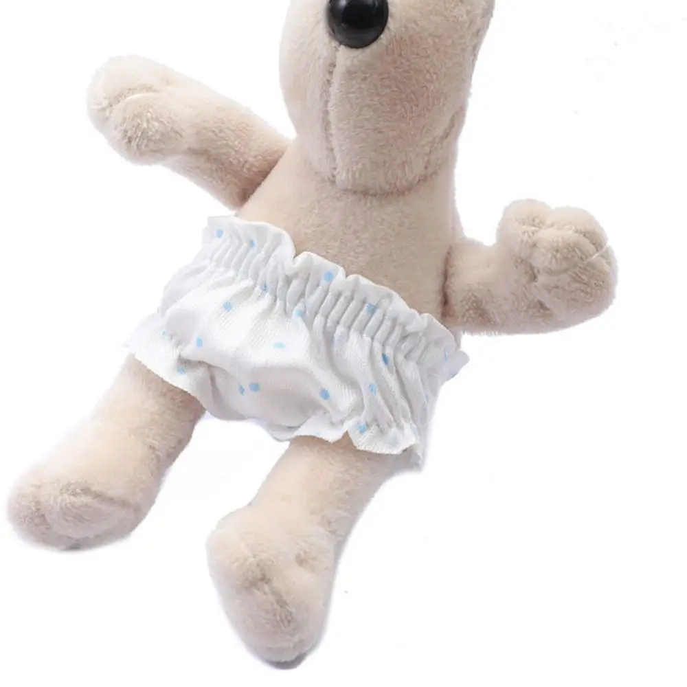 PP-Baumwoll-Puppenhöschen, modische Kleidung, neue Multistyles-Puppenunterwäsche, Spitzenunterwäsche für 10 cm Baumwollpuppen/für 13 cm Tierpuppe – Detail 10