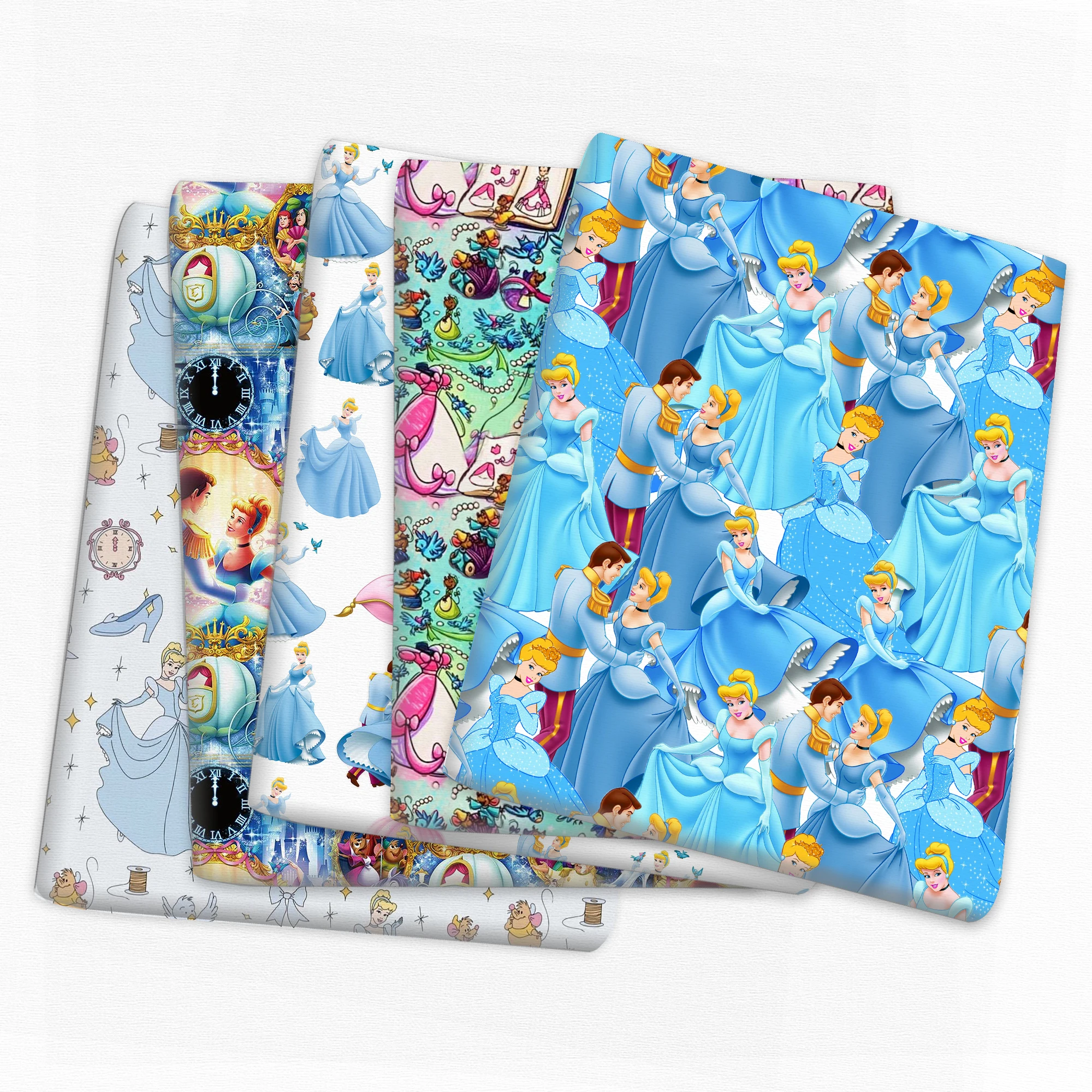 

Бесплатная доставка, ткань Disney Золушка 50*145 см, 100% хлопок, ткань для шитья, квилтинга, материал для рукоделия, ткань ручной работы