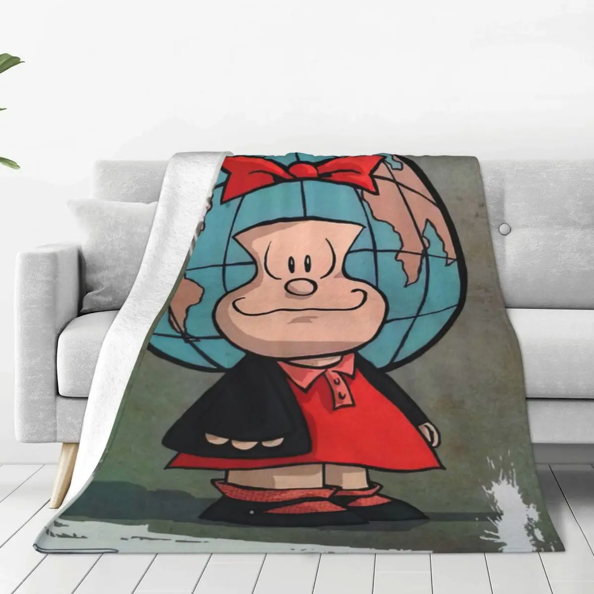 

Mafalda Bed Blanket Flannel Blanket Flannel Blanket Air conditioning blanket