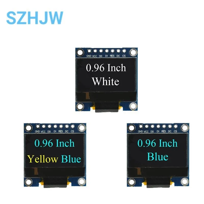 OLED Display Module For Arduino - 0.91/0.96/1.3/1.54" I2C SPI Screen 4/7 Pin