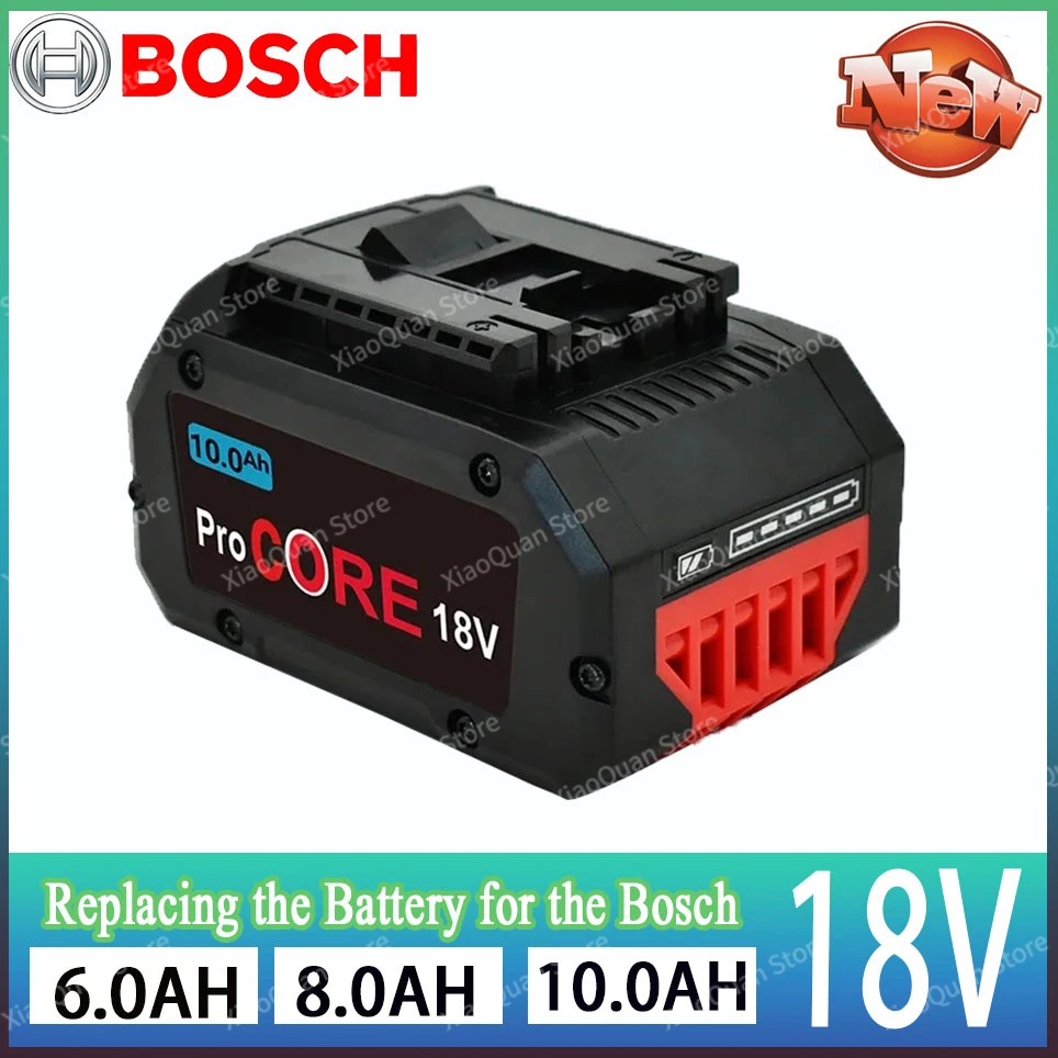 Bosch 18V 8000Mah Sistema Professionale Strumento Cordless Bat609 Bat618 Gba18V8 21700 Batteria 18V 8.0Ah Batteria Di Ricambio Procore