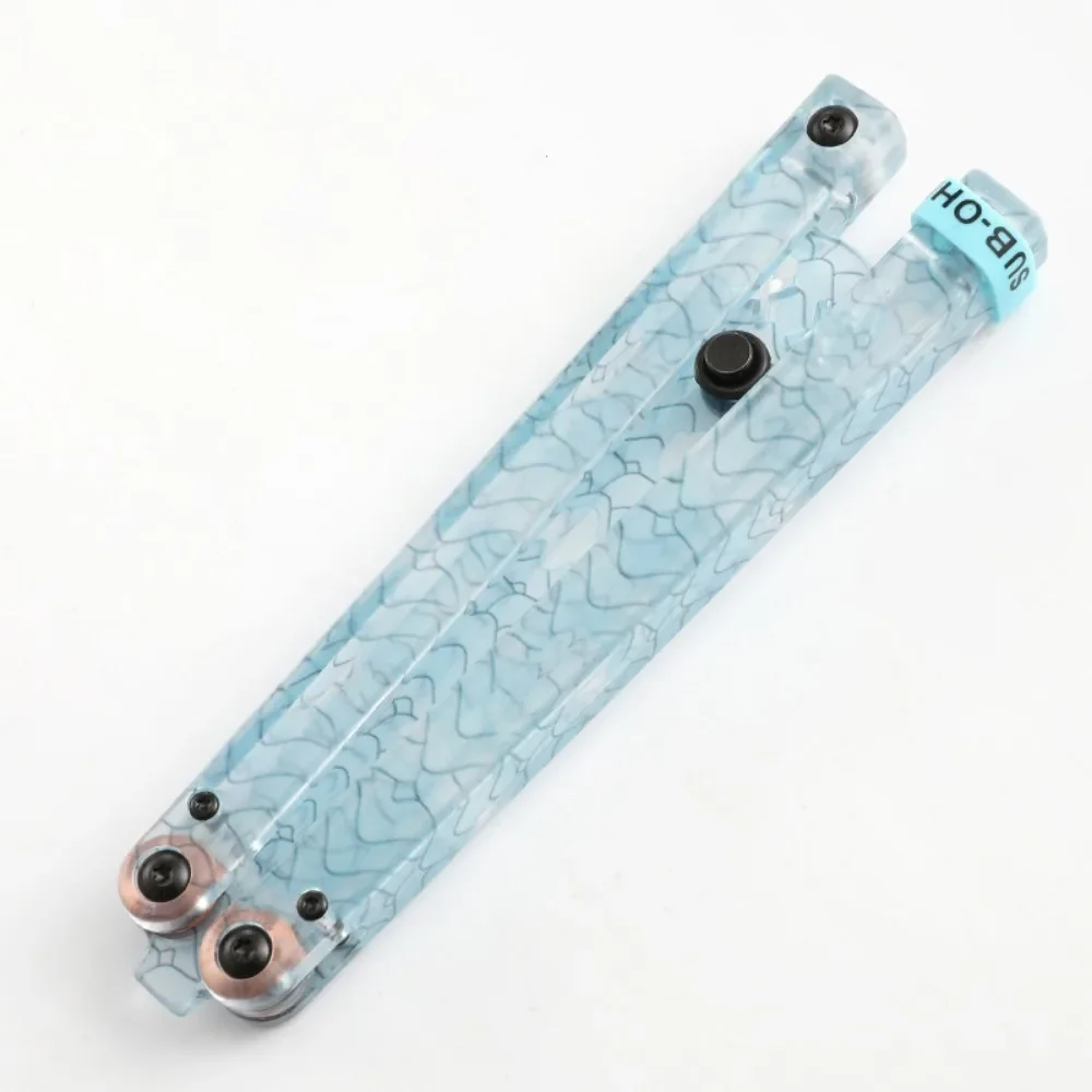Training Butterfly Knife POM Plastic Material Balisong Flipper Trainer CNC Cutting No Edge Safe Outdoor