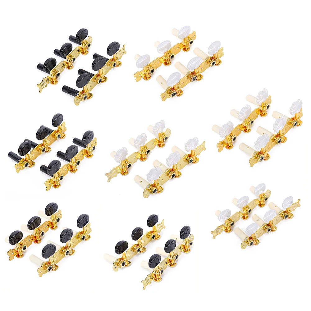 

6pcs Acoustic Folk Classical Guitar Tuning Pegs Tuners Machine Heads Part 3R+3L Classic Guitar Accessories