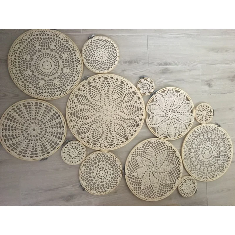1 Set Diy Tapestry Wall Hanging Lace Dream Catcher Set Wedding