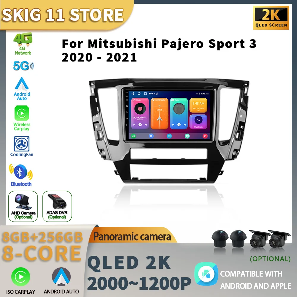 

Android13 Car Radio For Mitsubishi Pajero Sport 3 2020 - 2021 Multimedia Video Player 4G GPS Navigation Carplay Stereo Head Unit