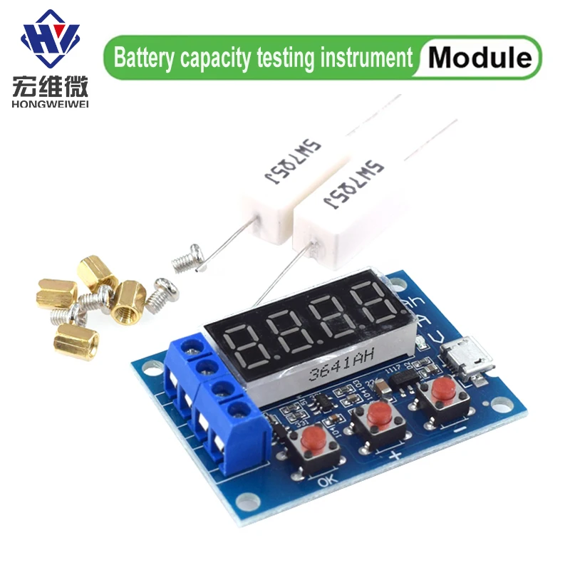Testeur capacité batterie Lithium Li-ion 1.2V-12V ZB2L3 + résistance décharge