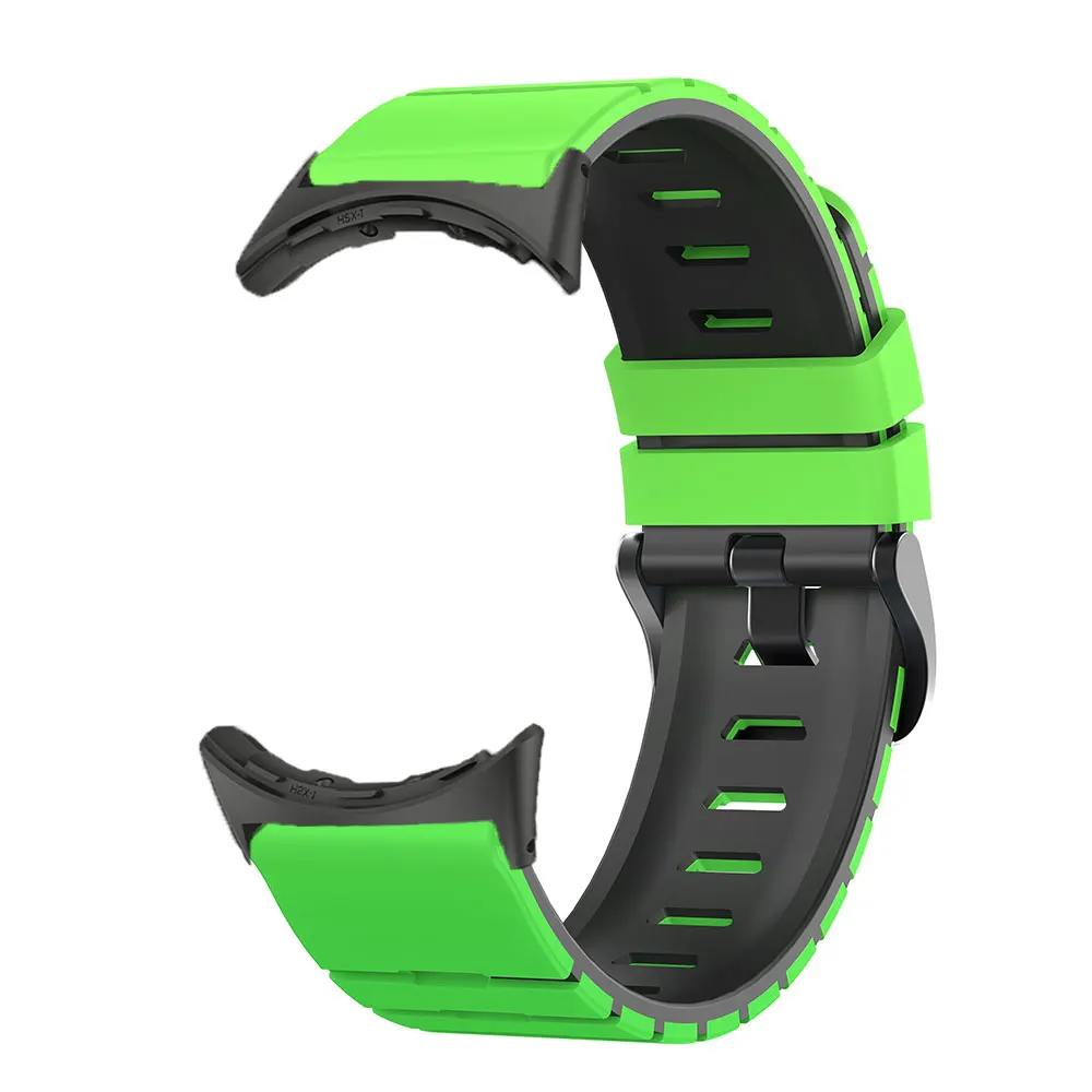 Two-Tone Silicone Replacement Watchband - Premium Accessory