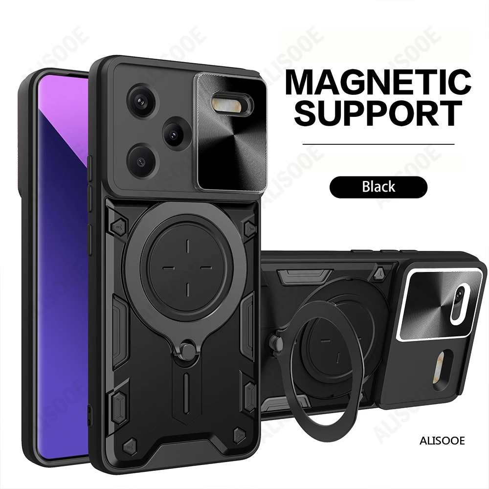 For Xiaomi Redmi Note 13 12 Pro Plus 5G 4G Case Car Magnetic - View #14