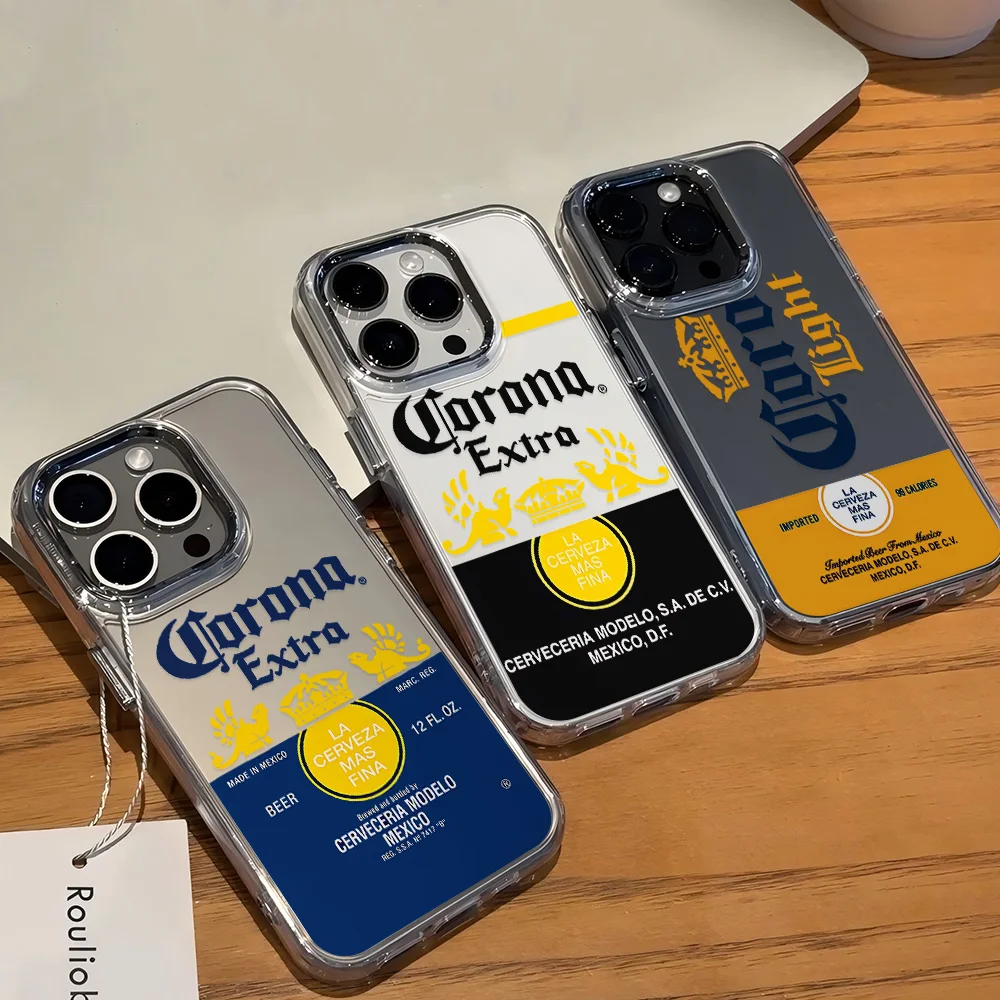Phone Case For Fashion C-Corona Extra Beer iPhone 17 16e 16 15 14 13 12 11 mini Pro Max X XR 8 7 Air Plus Transparent Soft Cover