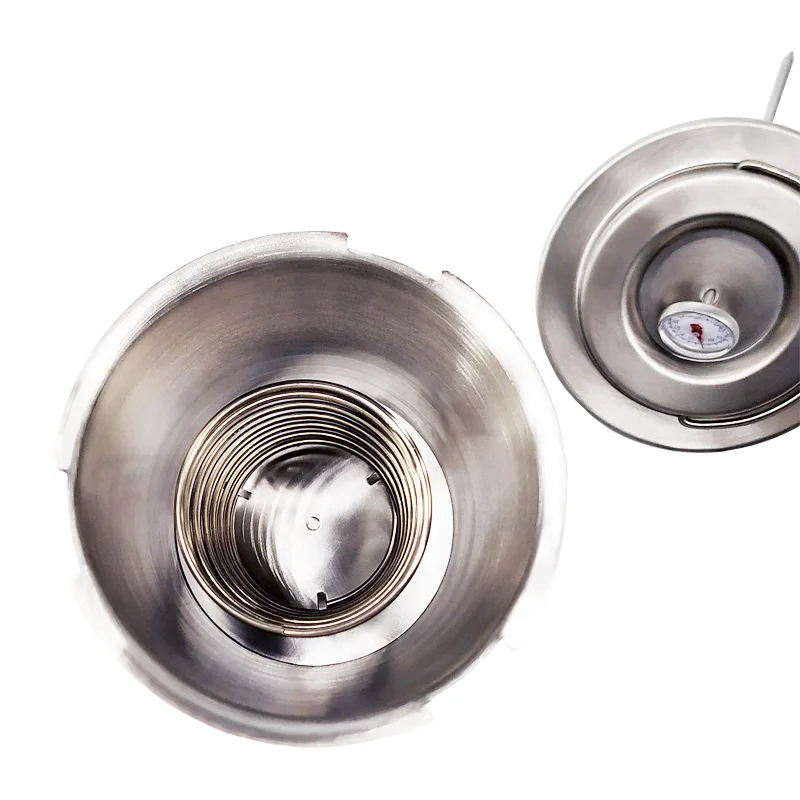 Hamburger Press Maker Hamburger Press 304 Stainless Steel Ham Press Maker Machine Hamburger Making For Meat Poultry Cooked Tools With 100 Pcs Patty Papers Thermometer