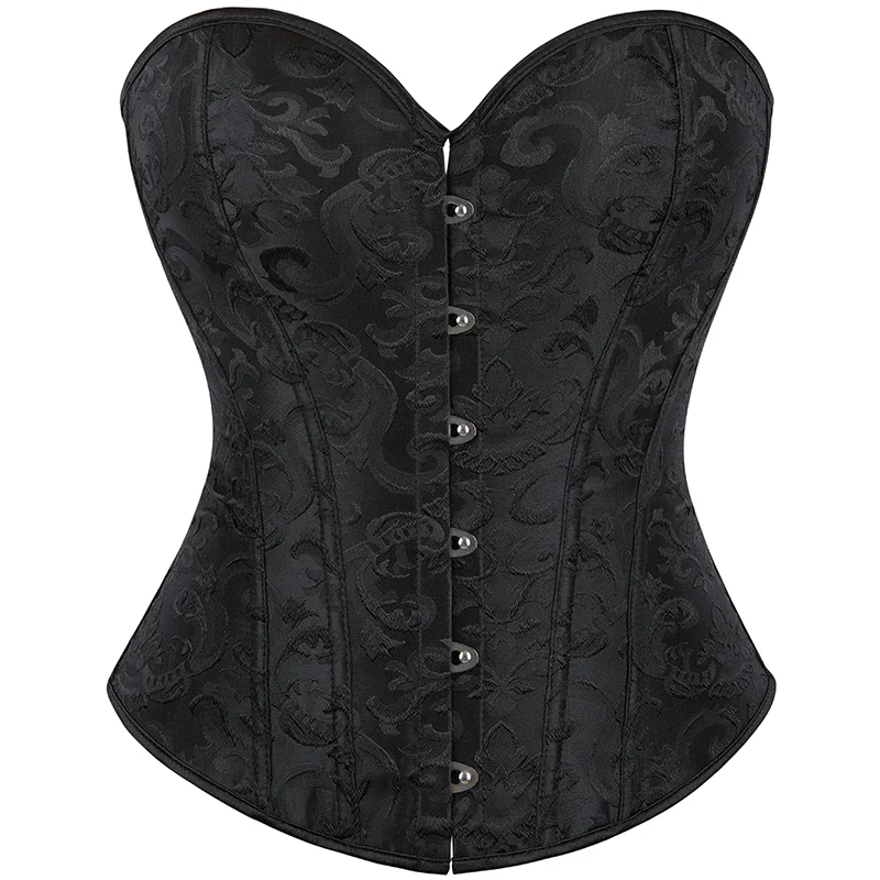 Corset Bone Clothing Steel Boned Sexy Court Corset Laced Waist Cincher Vintage Shapewear Abdominal Belt Tight Binding