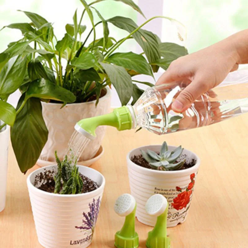 PVC Plastic Bottle Cap Sprinkler Watering Can Head Garden Spray Waterer Sprinkler Water Plant Nozzle