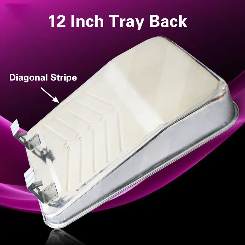 Tray Factory 9 "12" Metal Tray Tinplate Paint Roller Brush Paint Box Latex