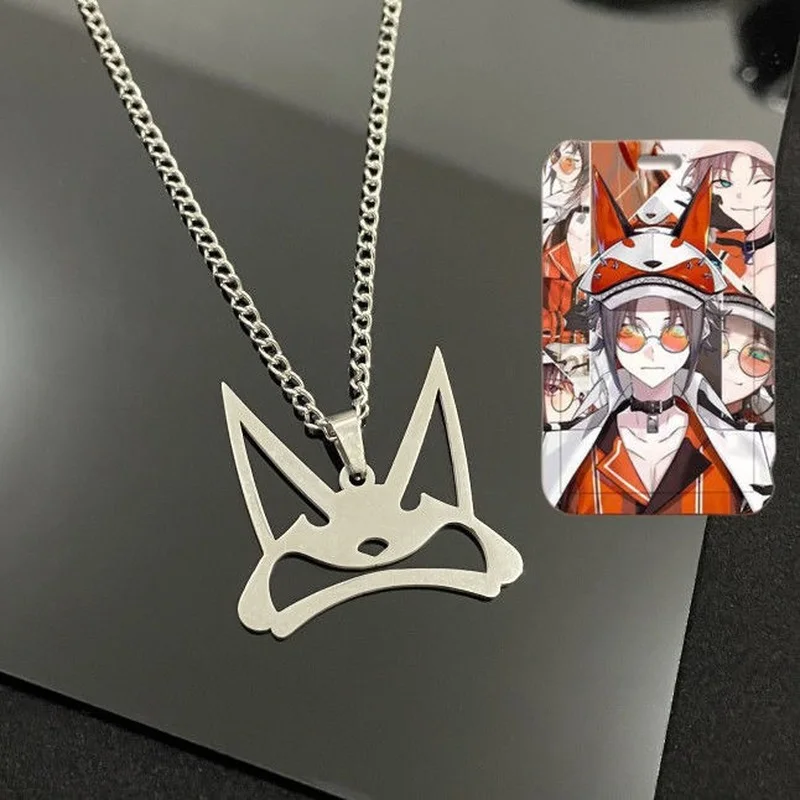 

Luxiem Mysta Cartoon Necklace for Women Hollow Fox Kawaii Necklaces Woman Silver Color Titanium Steel Necklace Cute Accesorios