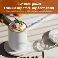 Self Stirring Coffee Mug 55℃/131℉Constant Temperature Cup Warmer 10W Magnetic Self Stirring Cup Home Office Drinking Tools 2