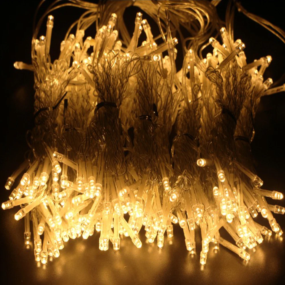 thumbnail image 1 of Guirnalda de luces LED con forma de carámbano para decoración de fiestas, bodas, fiestas, Navidad, Año Nuevo, caja de batería, 1 of 5