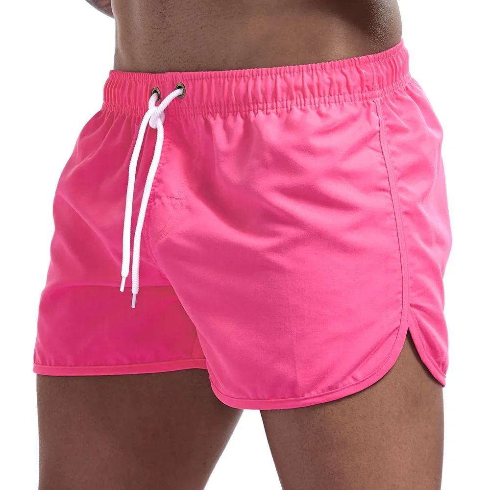 Summer Men's Swimwear Brand Shorts Printed Beachwear Sexy Swim Trunks Men Swimsuit Low Waist Breathable Beach Wear Surf