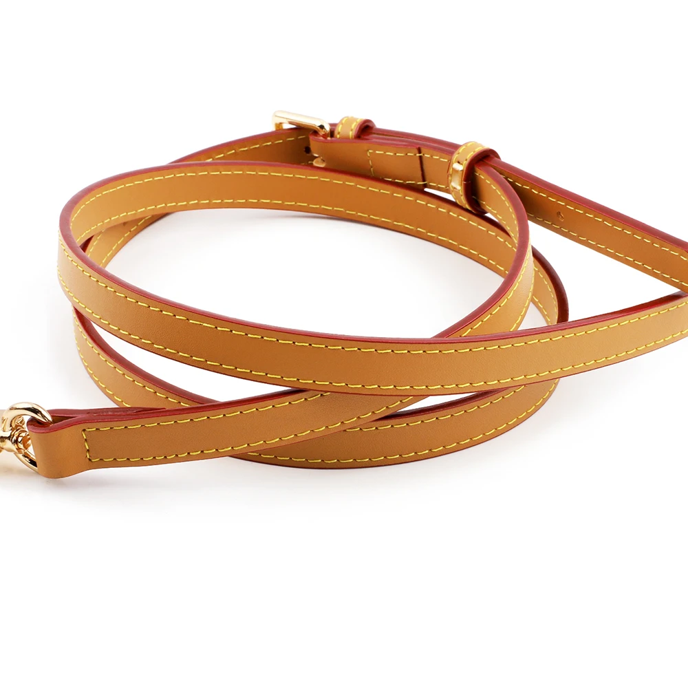 Echtes Leder Taschengurt Ersatz für Damen Tasche Umhängetasche Handtasche Lange verstellbare Schultergurte DIY Taschenzubehör – Detail 6