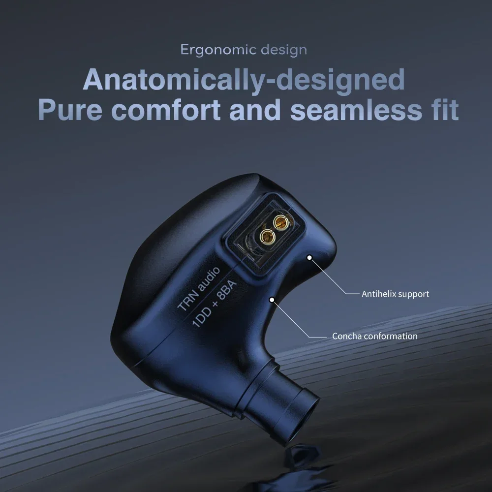 TRN VX Pro HIFI ̾ ̾, 8BA + 1DD ̺긮 Ż IEM ,  , ̾÷  BAX MT3