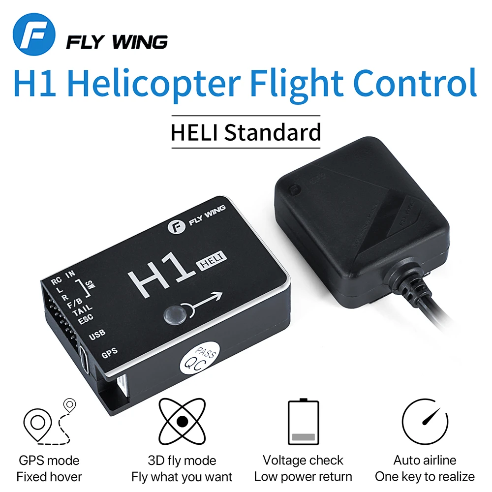 FLYWingH1RCGPSHelicopterFlightController6CHFlybarlessGyro