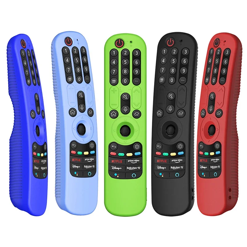 Silicone Remote Case For LG AN-MR21GA/ LG AN-MR21GC Skid-proof Texture Raised Buttons Durable Soft