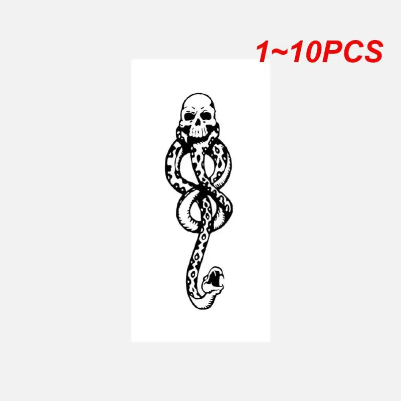 

1~10PCS Death Eaters Dark Mark Make Up Tattoos Stickers Cosplay Accessories and Dancing Party Dance Arm Art Temporary Tatoo