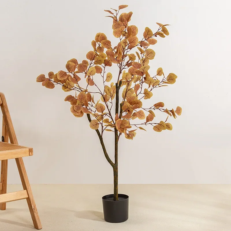 

180CM Artificial Money Tree, Potted Plant, Floor To Display Window, Living Room Decoration, Eucalyptus Green Plant