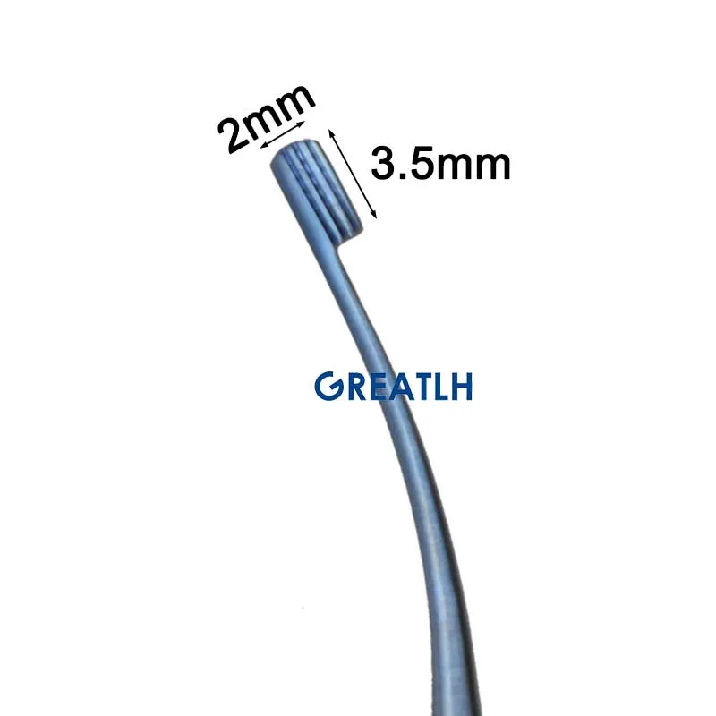 Titânio liga pinças para instrumento cirurgia oftálmica, 1pc