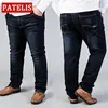 Jeans for Men Plus Size 44 46 48 50 Straight Cut elastic Denim Long Pants 1