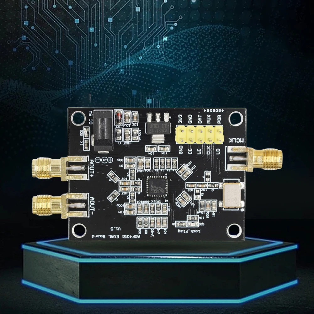 RF 신호원 PLL 주파수 합성기, 위상 고정 루프 RF 신호원 모듈, 전자 부품, ADF4351, 135M-4.4GHz