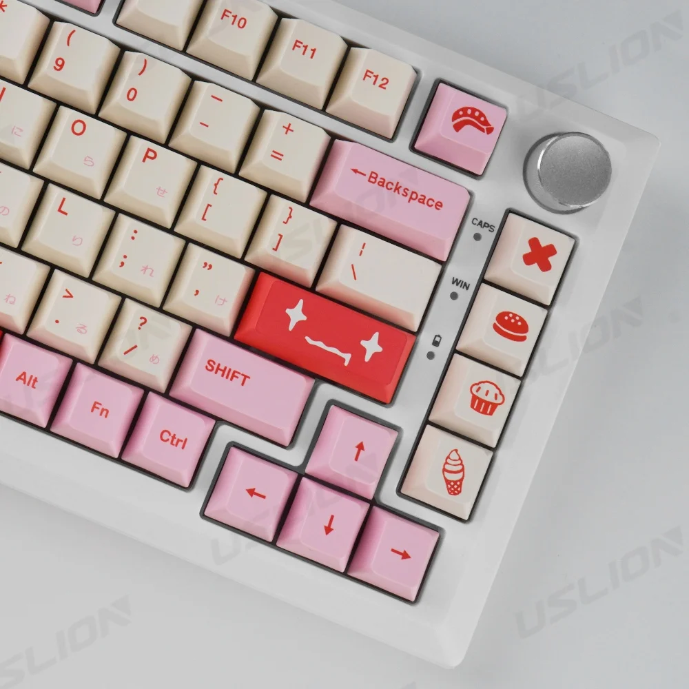 

133 Keys Cherry Profile Desserts Theme Keycaps PBT Customized Key Caps for 61/64/68/78/84/87/96/98/104/108 Mechanical Keyboard