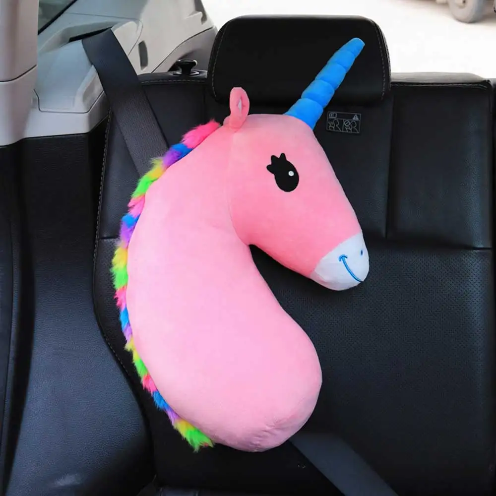 

Pillows For Baby Head Neck Support Safety Strap Protection Pad Unicorn Shape Cute Boys Girls Sleep Positioner Travel Pillow