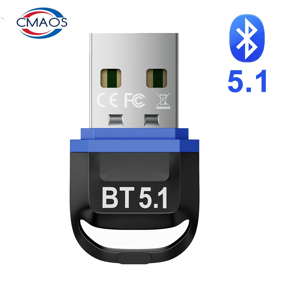 Cmaos usb bluetooth 5.0 5.1 bluetoothアダプタ受信機5.0 bluetoothドングル5.0 4.0 pc