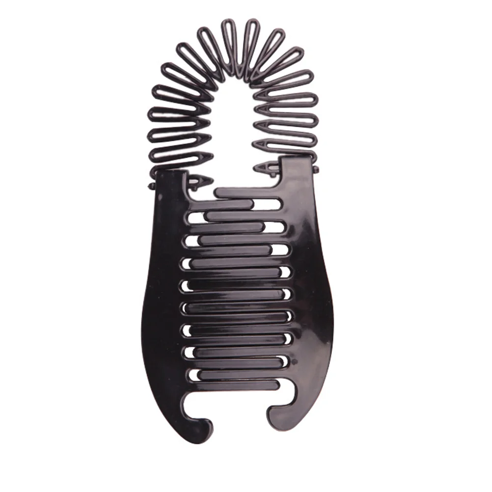 

4pcs Flexible Interlocking Banana Clip Fishtail Ponytail Holder Clip Banana Hair Clips for Hair Accessories