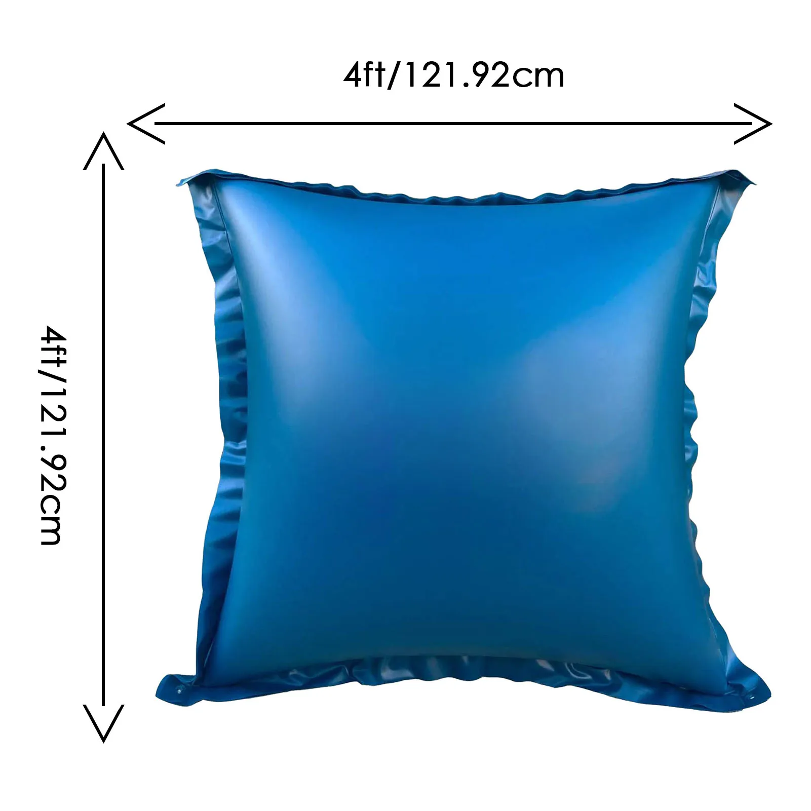 4x4 Ft Pool Pillow Winterizing Air Pillow For Above-Ground Pool Cover Extra Durable 0.4 Mm PVC Winter Pool Pillow Winterize Pool