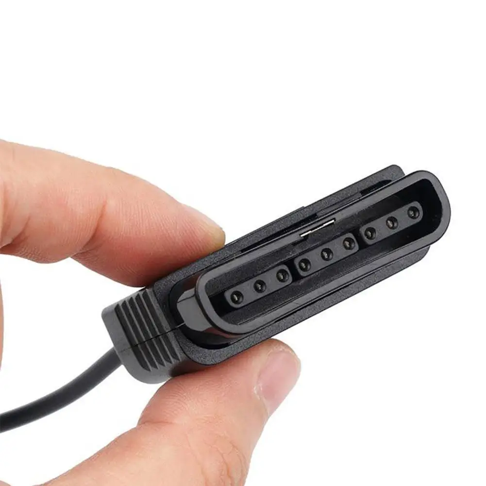 PS2용 게임 컨트롤러용 USB 어댑터 변환 케이블, PS3 PC 비디오 게임용 어댑터 케이블 (드라이버 없이 사용 가능)