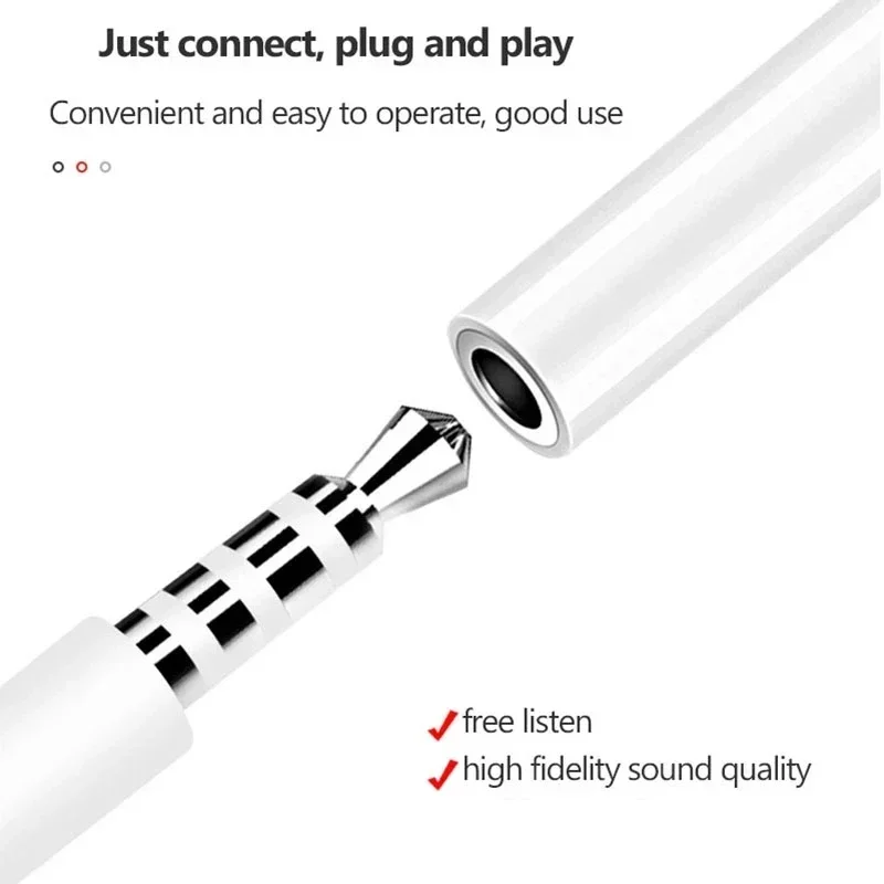 Lightning to 3.5mm Jack Adapter for iPhone15 14 13 12 11 Pro Max XS XR X