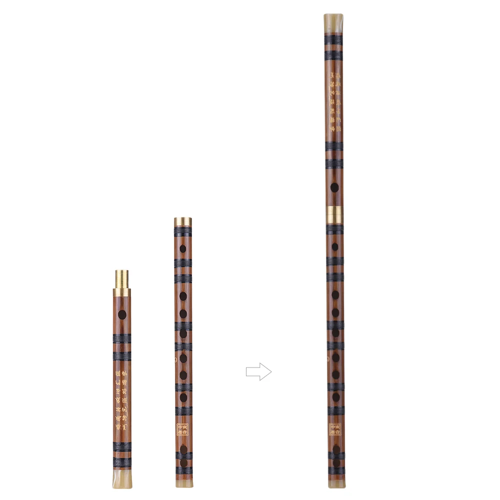Pluggable Bitter Bamboo Flute Dizi Traditional Handmade Chinese Musical Woodwind Instrument Key C/D/G Professional Performance musical instruments