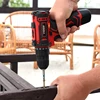 VVOSAI 12V 16V 20V Cordless Drill Electric Screwdriver Mini Wireless Power Driver DC Lithium-Ion Battery 3/8-Inch 5