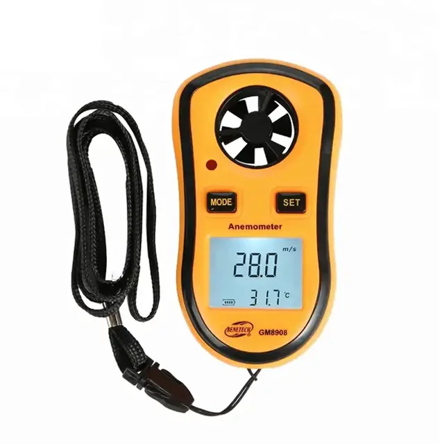 BENETECH GM8908 풍속계 풍속계 30m/s LCD 풍속 온도 측정 테스..
