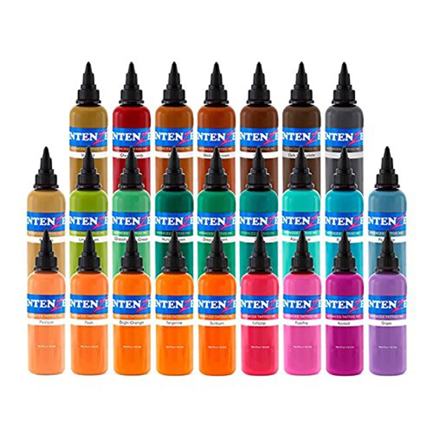 14PCS Tattoo Ink Manual Tattoo Pigments Microblading Pigment Permanent Makeup Eyebrow Eyeliner Lip Embroidery Pigment tool