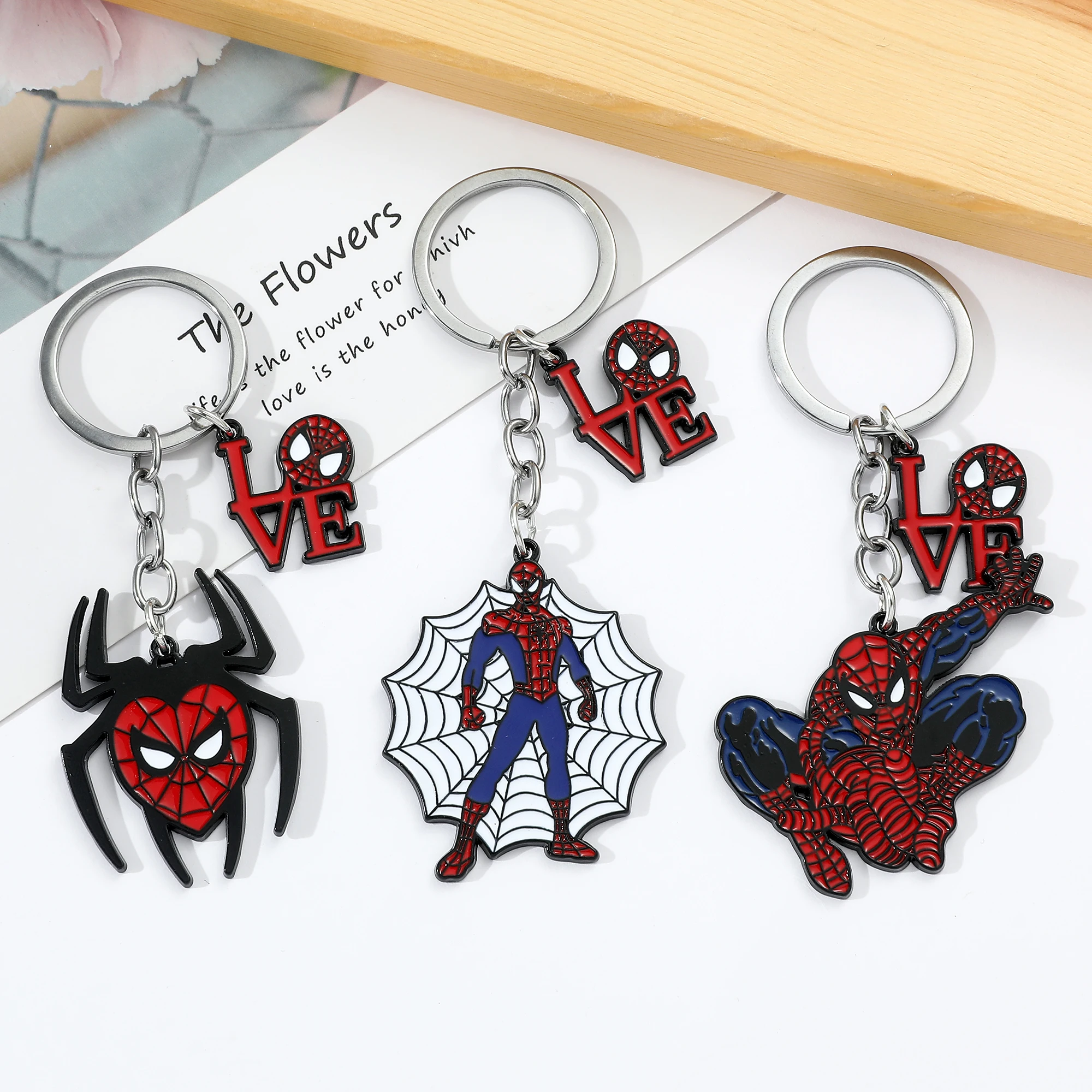 SPIDER-MAN No Way Home Acrylic key chain 3 sets limited SPIDERMAN