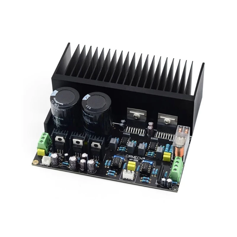 

Professional 2.0CH 100Wx2 High Power Amplifier Module TDA7293+OP07+NE5534 Circuit Structure MultiProtections