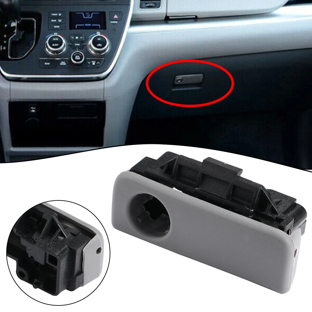 

Easy to Use Gray Glove Box Latch Handle for Sienna 2004 2010 Replaces OE 55506 AE010 Easy Installation Durable