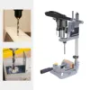 Floor Drill Press Adapter for Hand Drill, Portable Aluminium Alloy Universal Benchtop Drill Stand, Silver 2