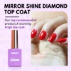 FZANEST Base et Top Coat Ongle uv Gel Nail Polish Pretty Nails High Shine Top Coat Manucure Long Lasting Uñas 1