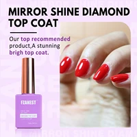 FZANEST Base et Top Coat Ongle uv Gel Nail Polish Pretty Nails High Shine Top Coat Manucure Long Lasting Uñas 1